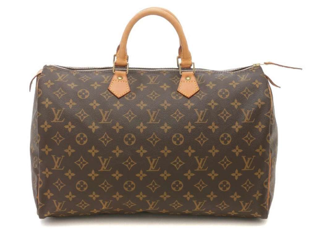 LOUIS VUITTON Monogram Speedy brown Handbag